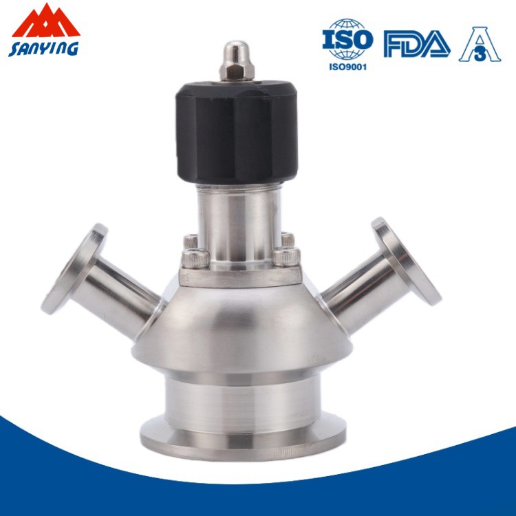 Manual Sanitary Sample Valve With Double Sterilizing Port