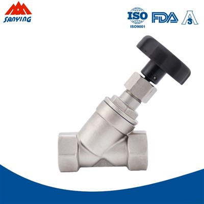 BSP/NPT Female Thread Manwal Sanitary Angle Seat Valve